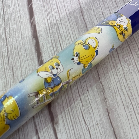 3 X Vtg Childrens' Kids' Vinyl Drawer Shelf Liners Retro Animals 18" x 40" each - Picture 7 of 11